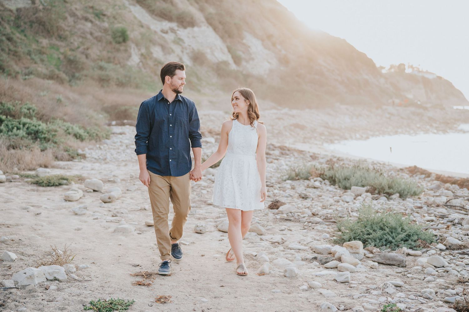 palos verdes engagement photo
