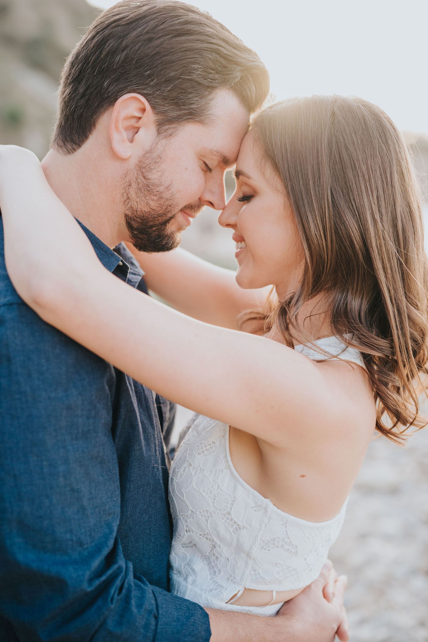 palos verdes engagement photo