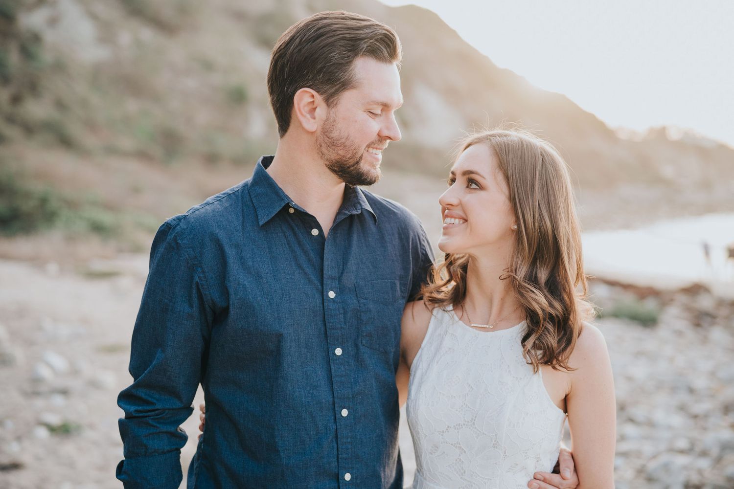 palos verdes engagement photo