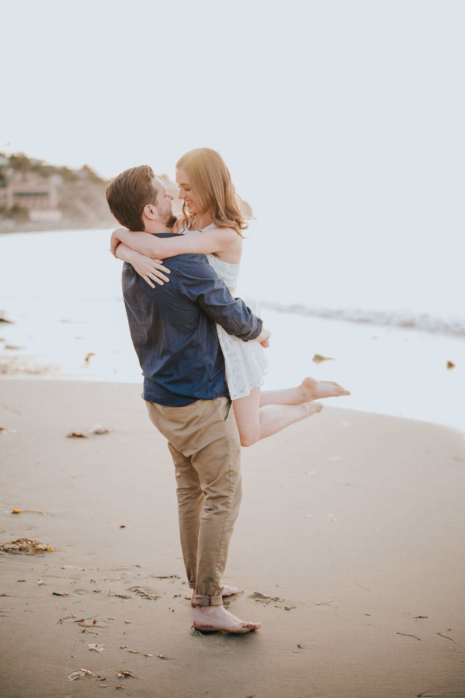 palos verdes engagement photo