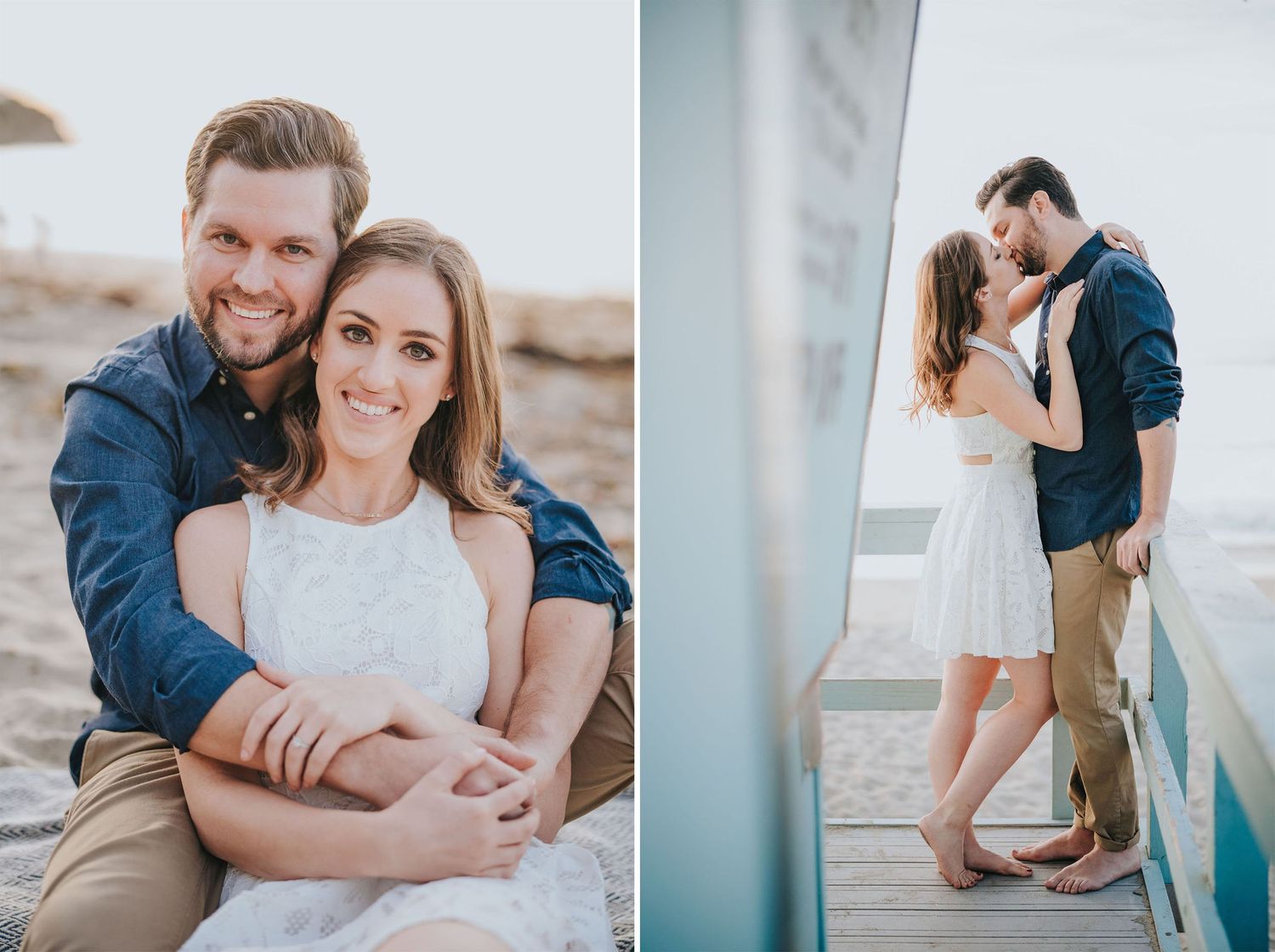 palos verdes engagement photo
