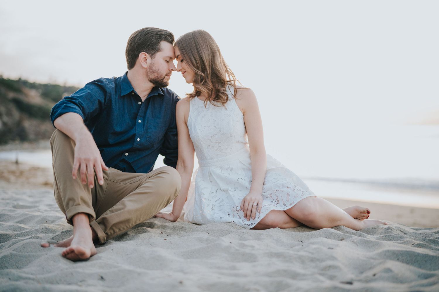 palos verdes engagement photo