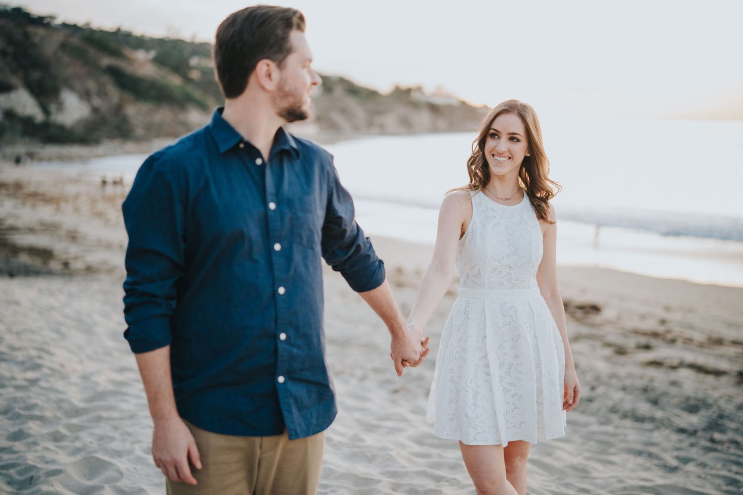 palos verdes engagement photo