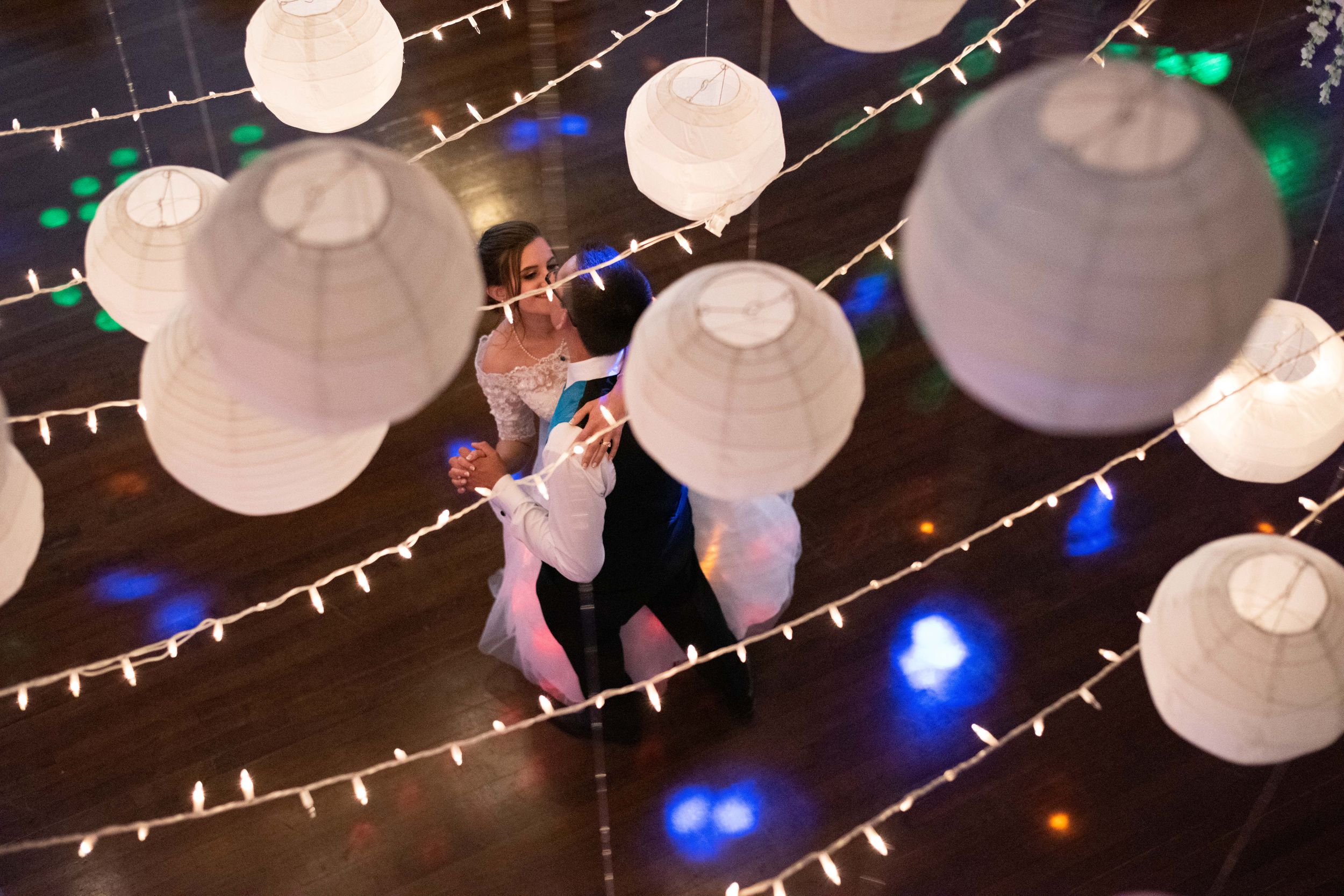 above the dance floor, Skyview Lodge, Brunswick, Ohio