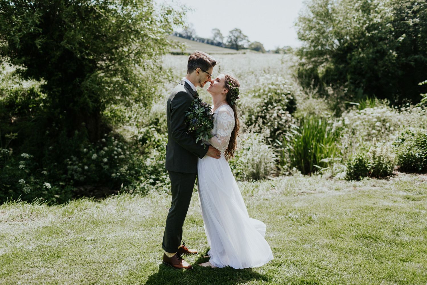 priston mill wedding couples portrait