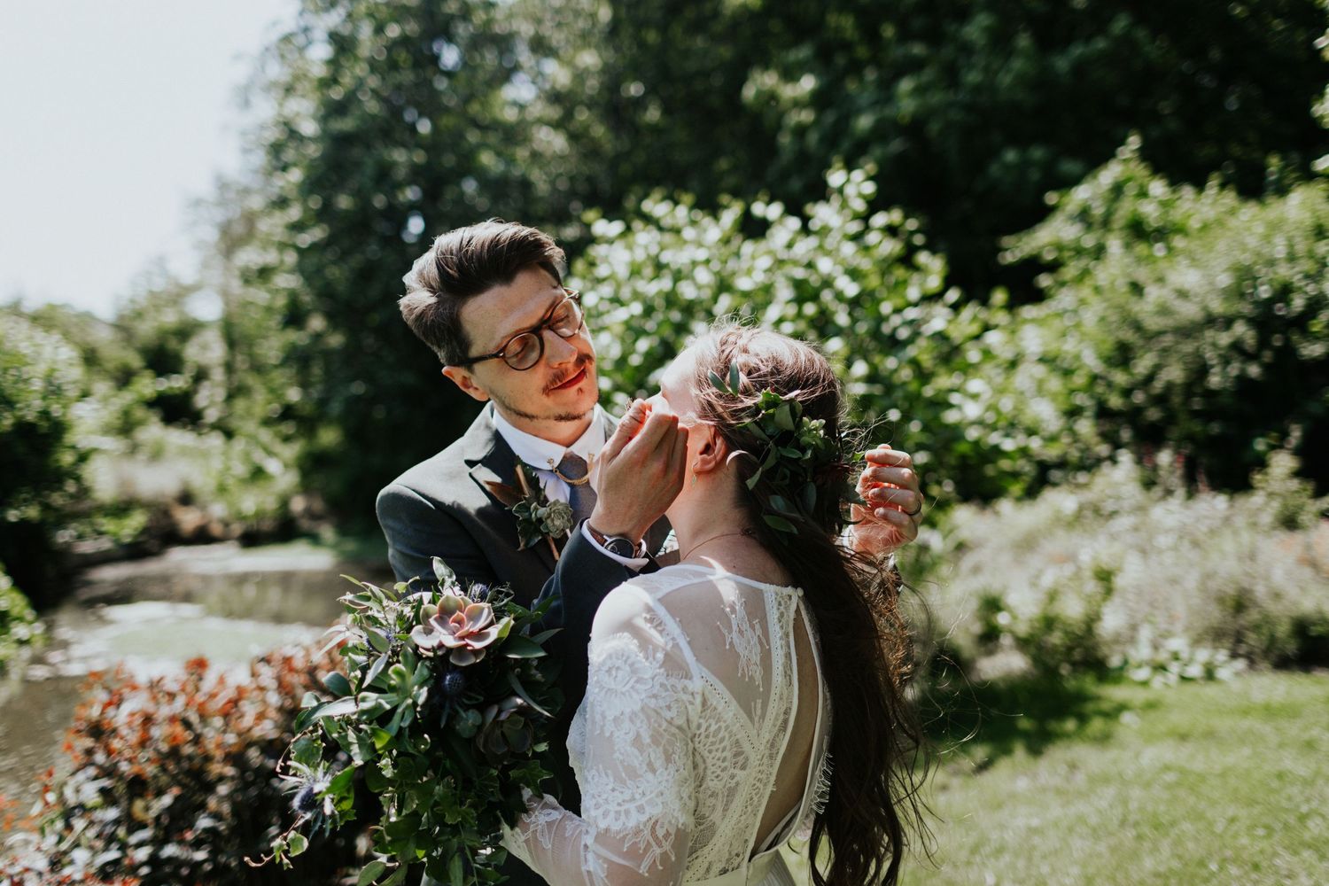 priston mill wedding couples portrait