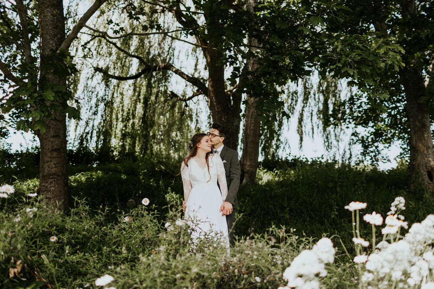 priston mill wedding couples portrait