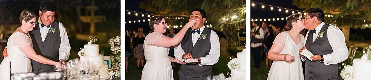 Central Valley California vineyard wine country destination wedding reception