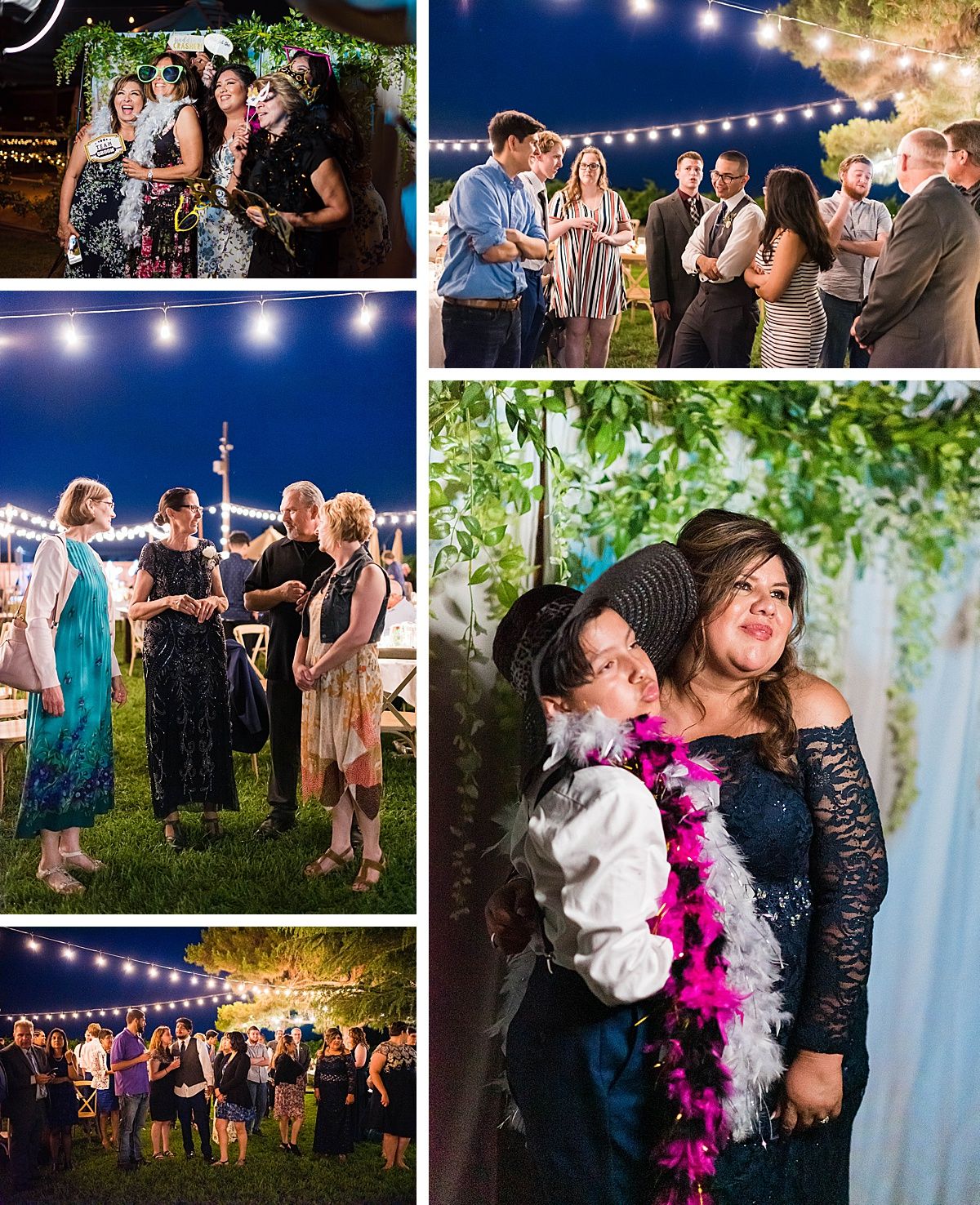 Central Valley California vineyard wine country destination wedding reception