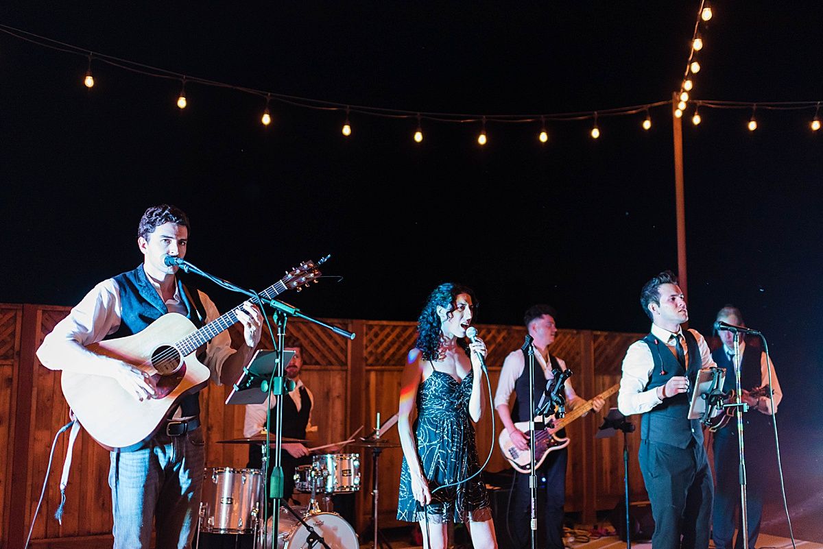 Central Valley California vineyard wine country destination wedding reception