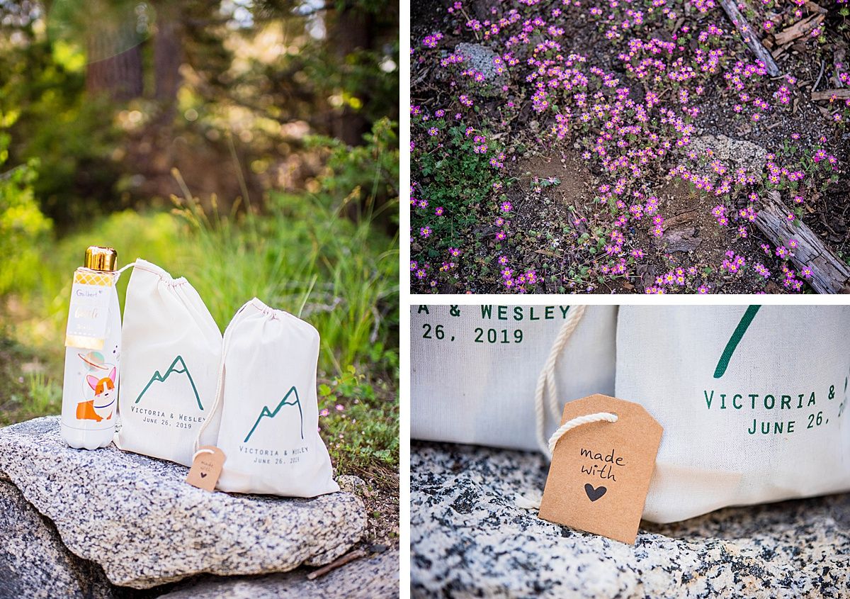sequoia national wuksachi lodge rock wedding adventure destination favors