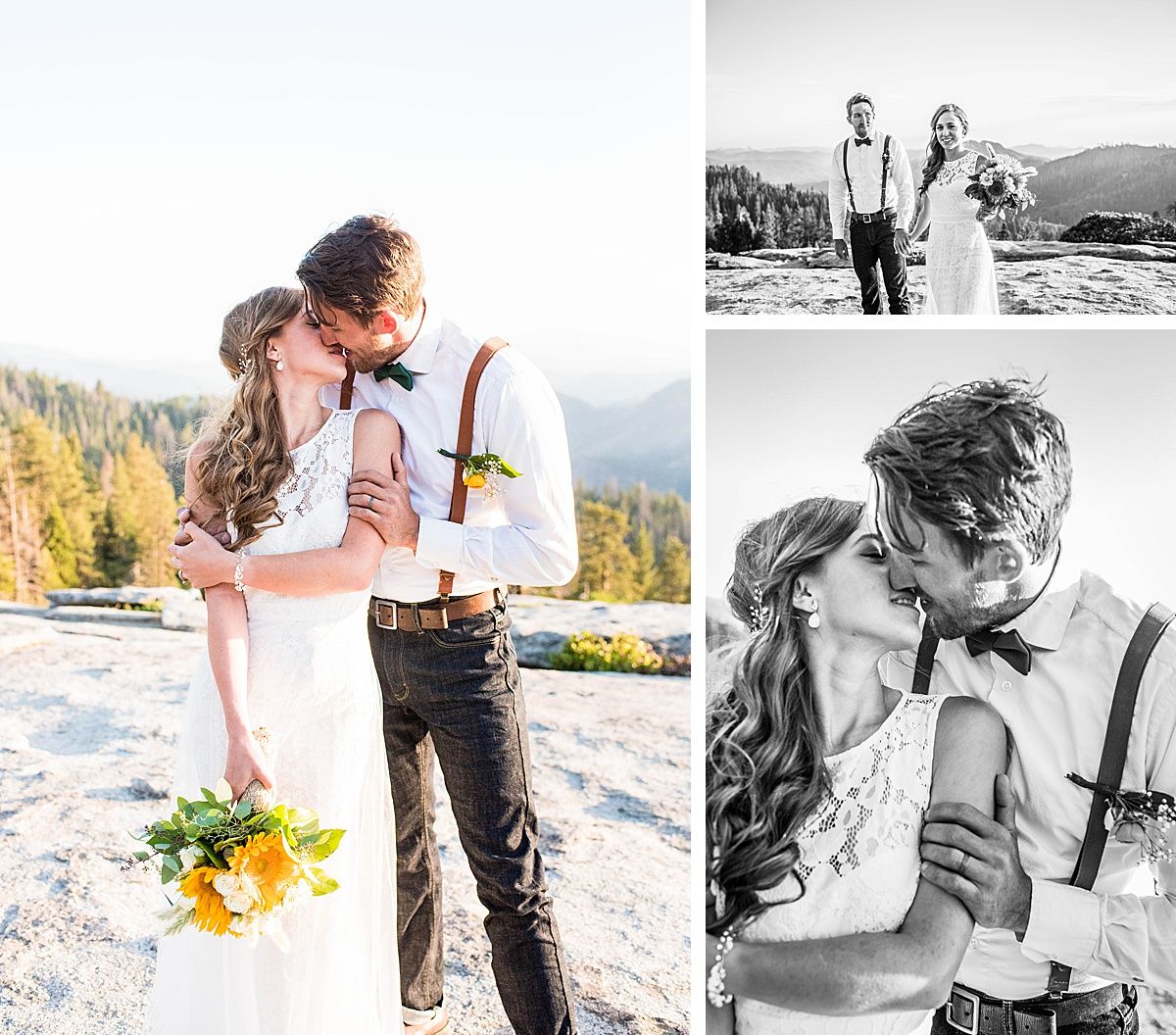 sequoia national beetle rock wedding adventure destination
