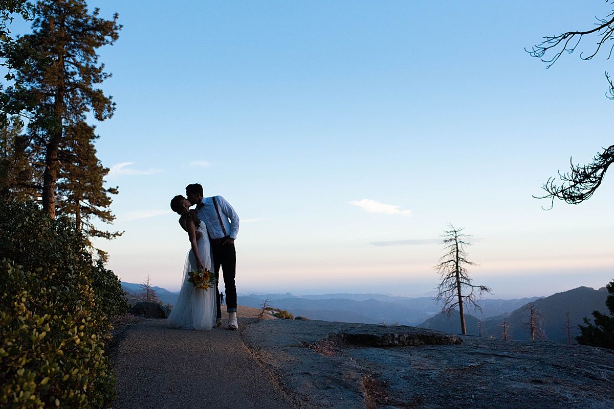 sequoia national beetle rock wedding adventure destination