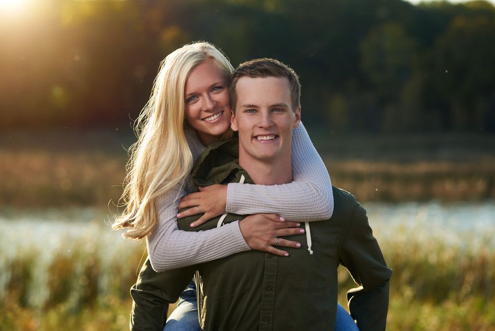 Boyfriend and girlfriend graduation pic