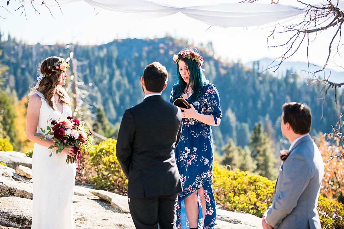 Sequoia National Park Central Valley California Three Rivers wedding