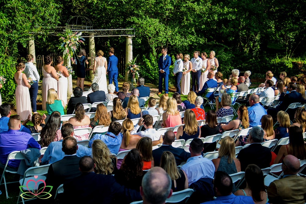 Same-sex wedding ceremony at Senate's End in Columbia, SC