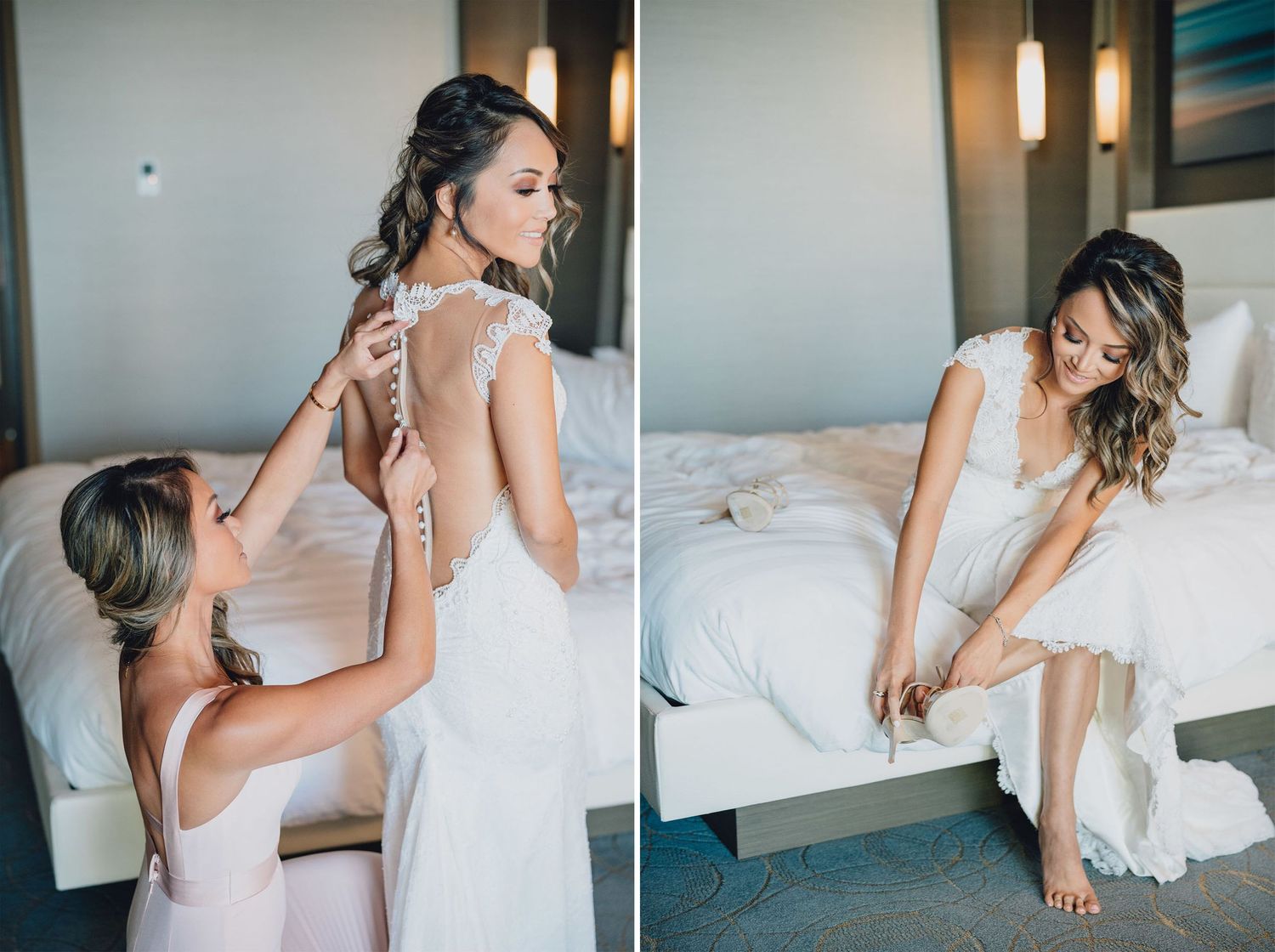 Bride Getting Ready
