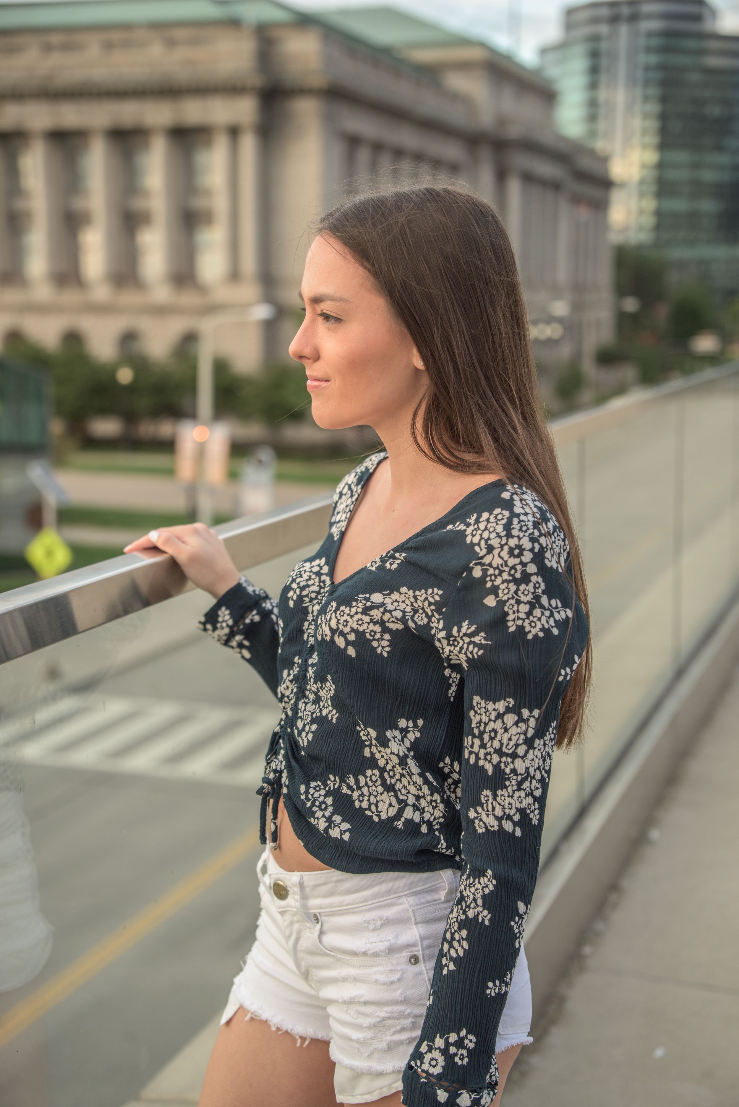 Malina (St Jospeh Academy Class of 2020) by City Hall, Cleveland, Ohio