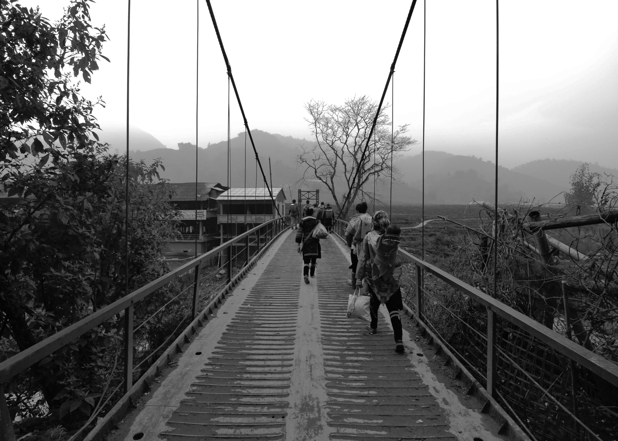 Bridge in Sapa, Vietnam.