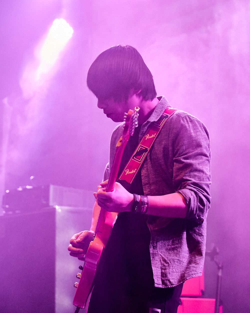 Frontman for the Queens Garden Zhuhai CTC Come Together Charity 2019 Festival Concert Guangdong China