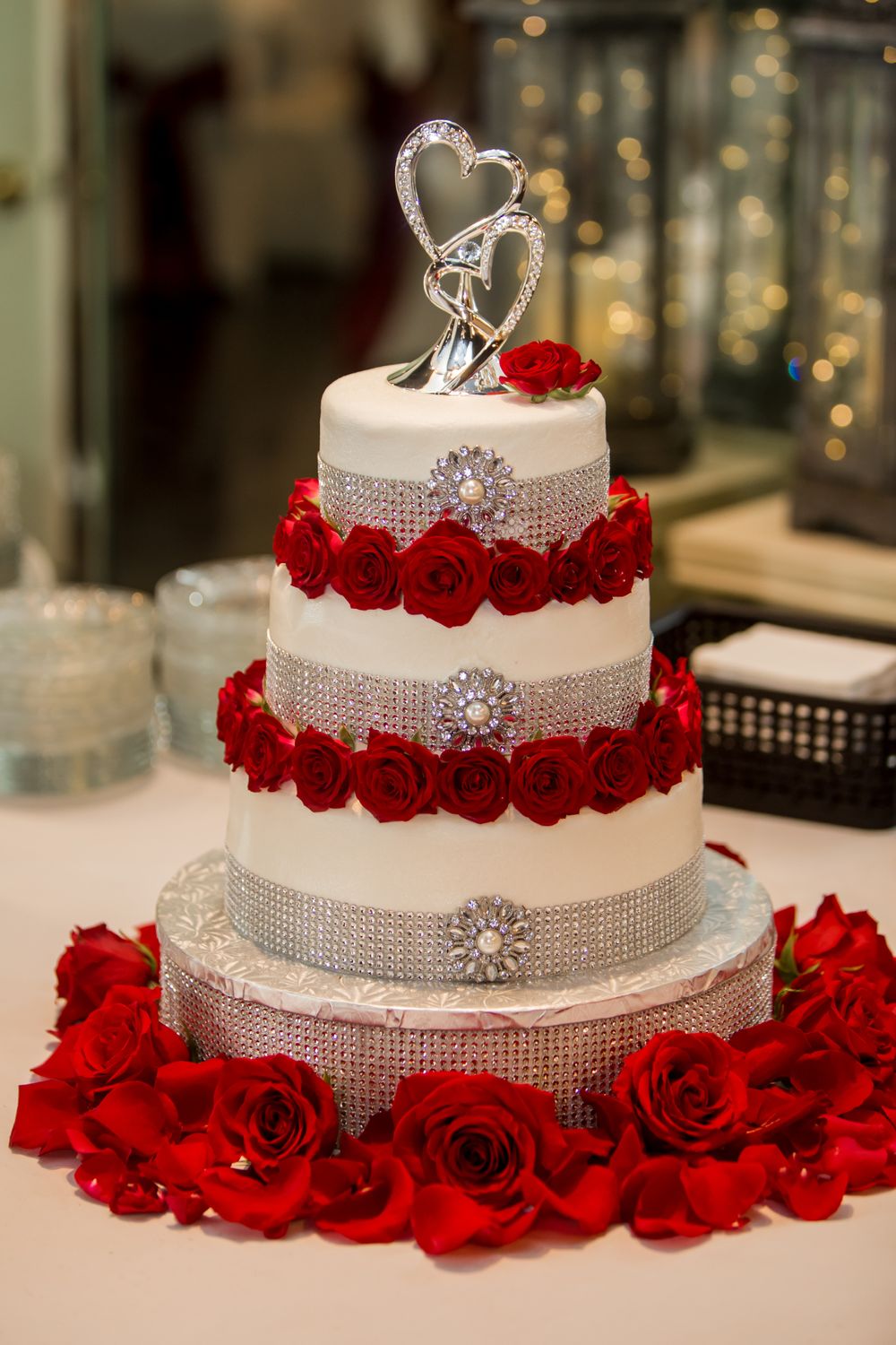Wedding cake at Winter Green Woods in Lexington, SC