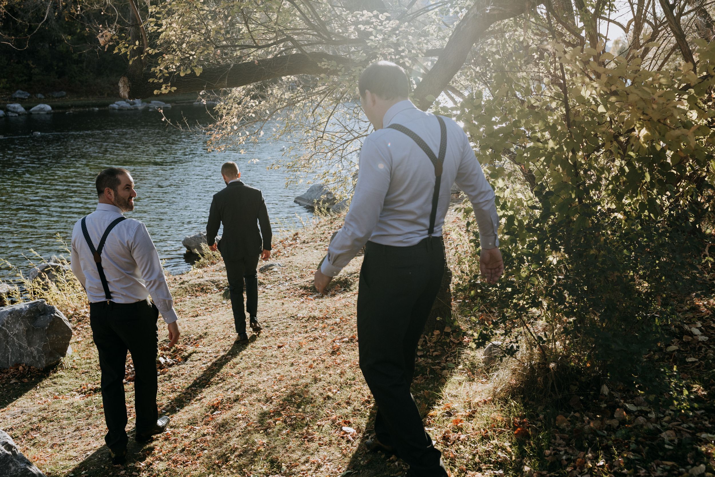 Wedding Photographer Princes Island Park Calgary