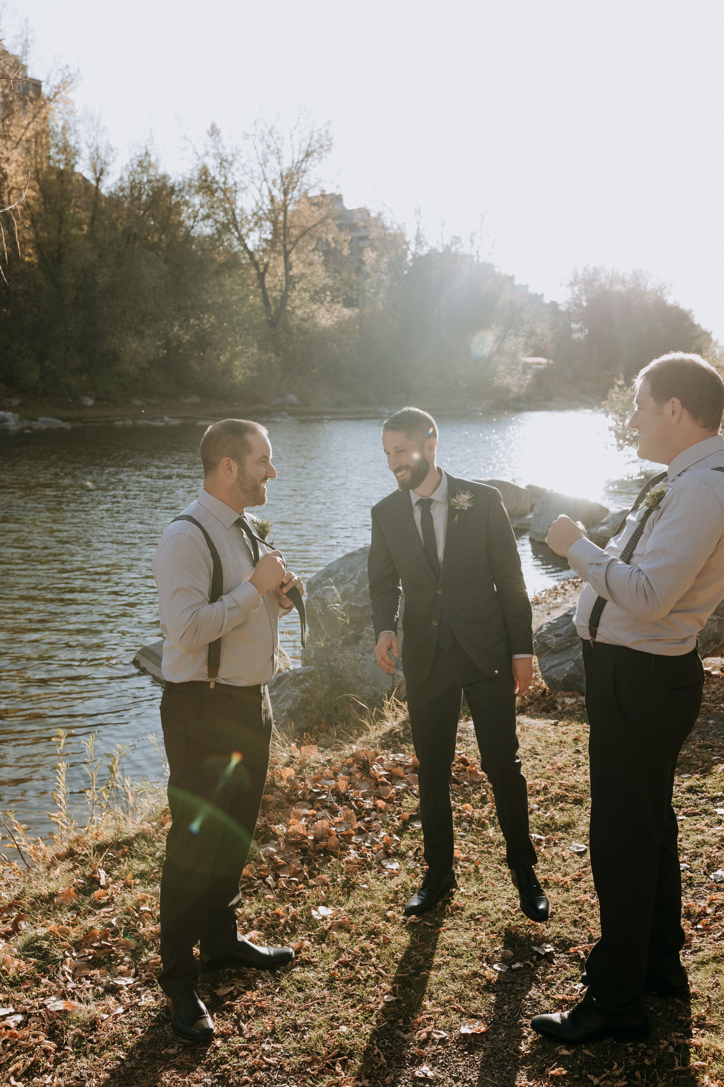 Wedding Photographer Princes Island Park Calgary