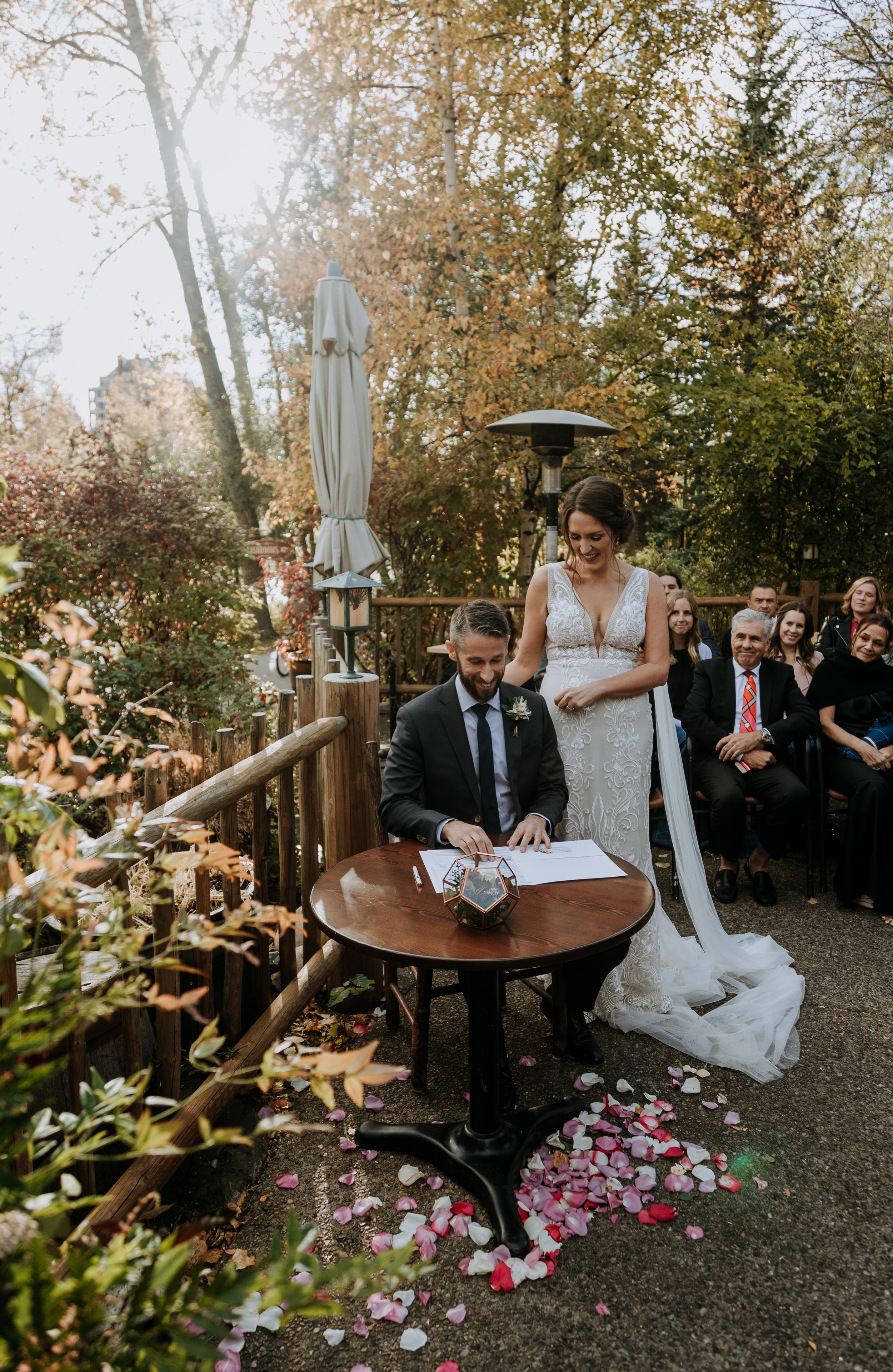 Wedding Photographer River Cafe Calgary