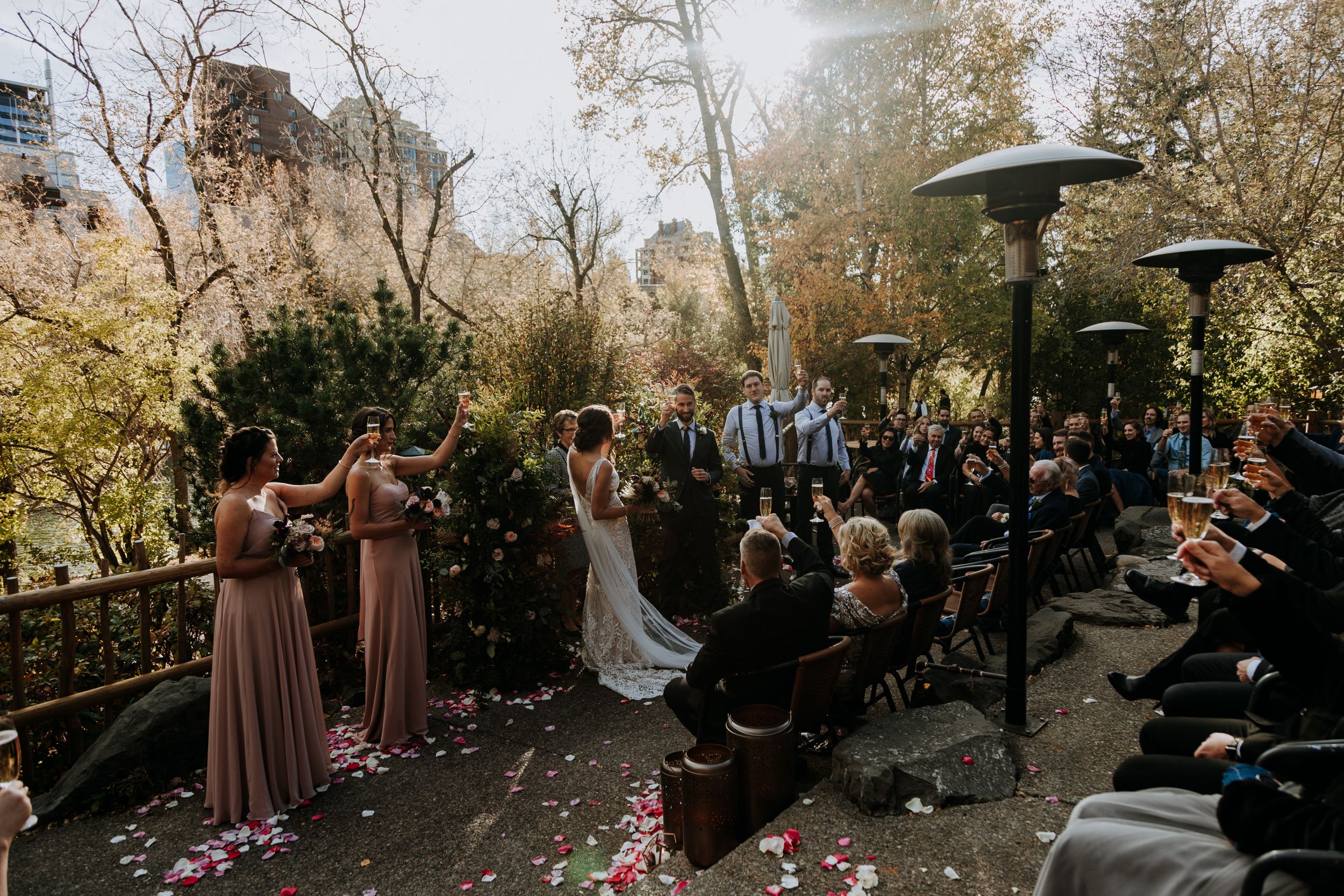 Wedding Photographer River Cafe Calgary