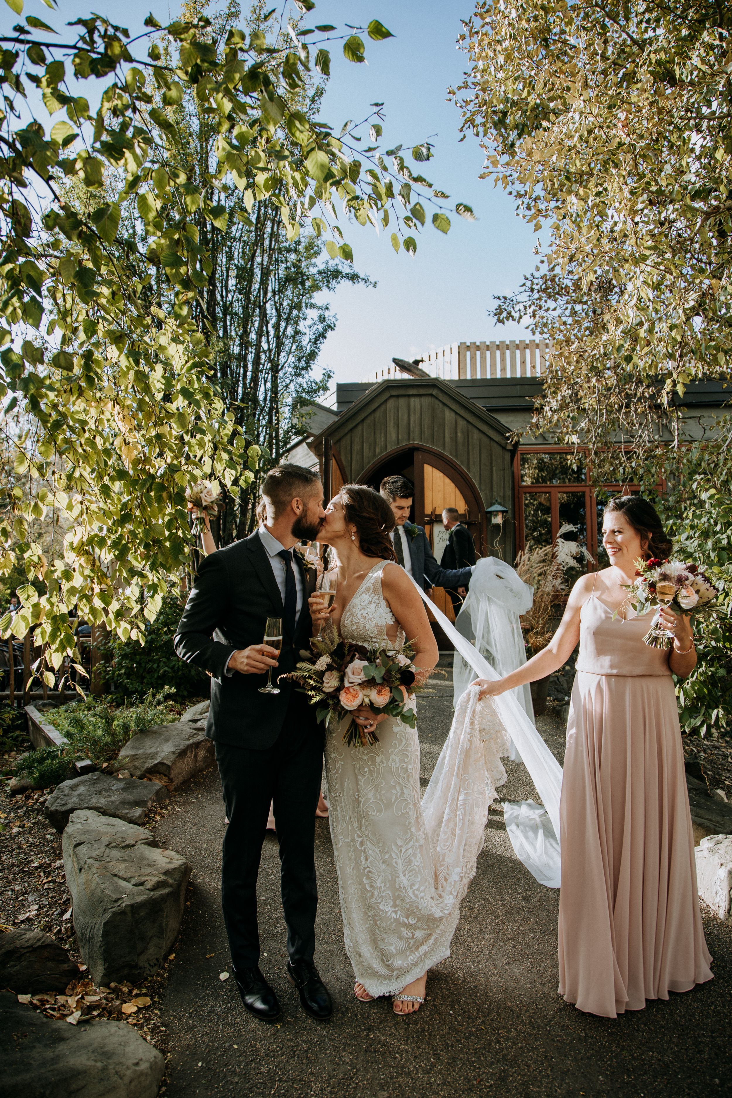 Wedding Photographer River Cafe Calgary