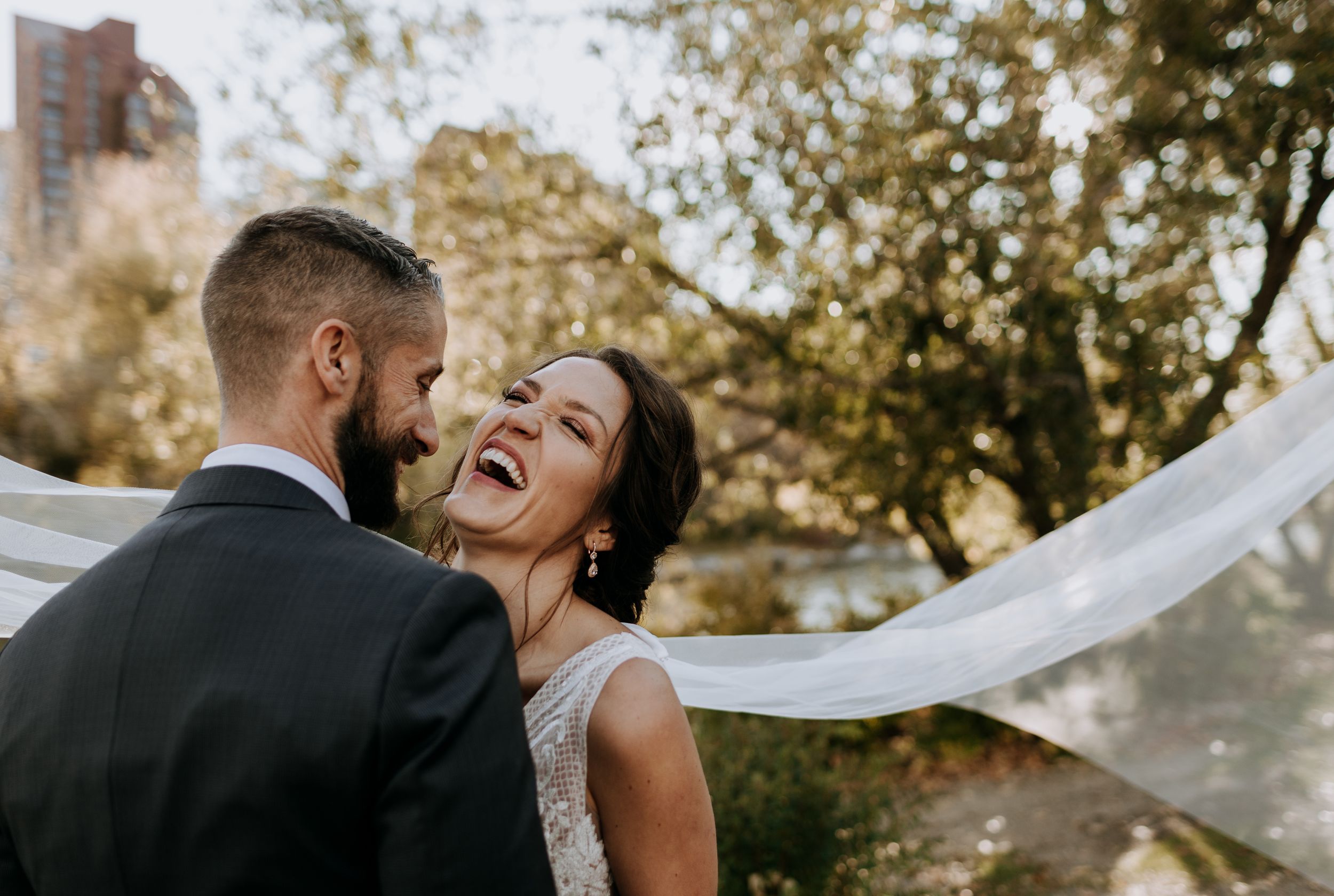 Wedding Photographer Princes Island Park Calgary