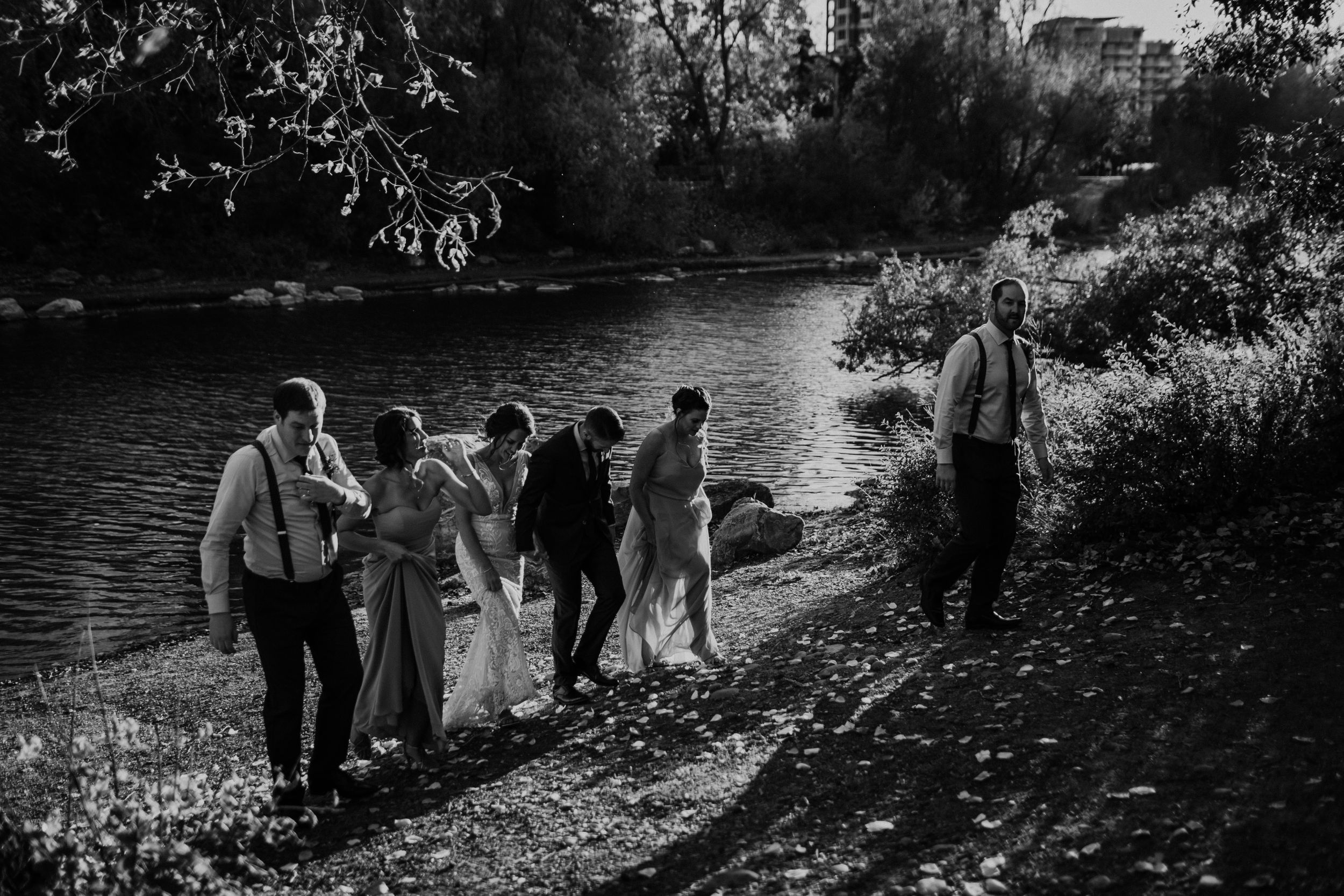 Calgary Wedding Photographer Princes Island Park
