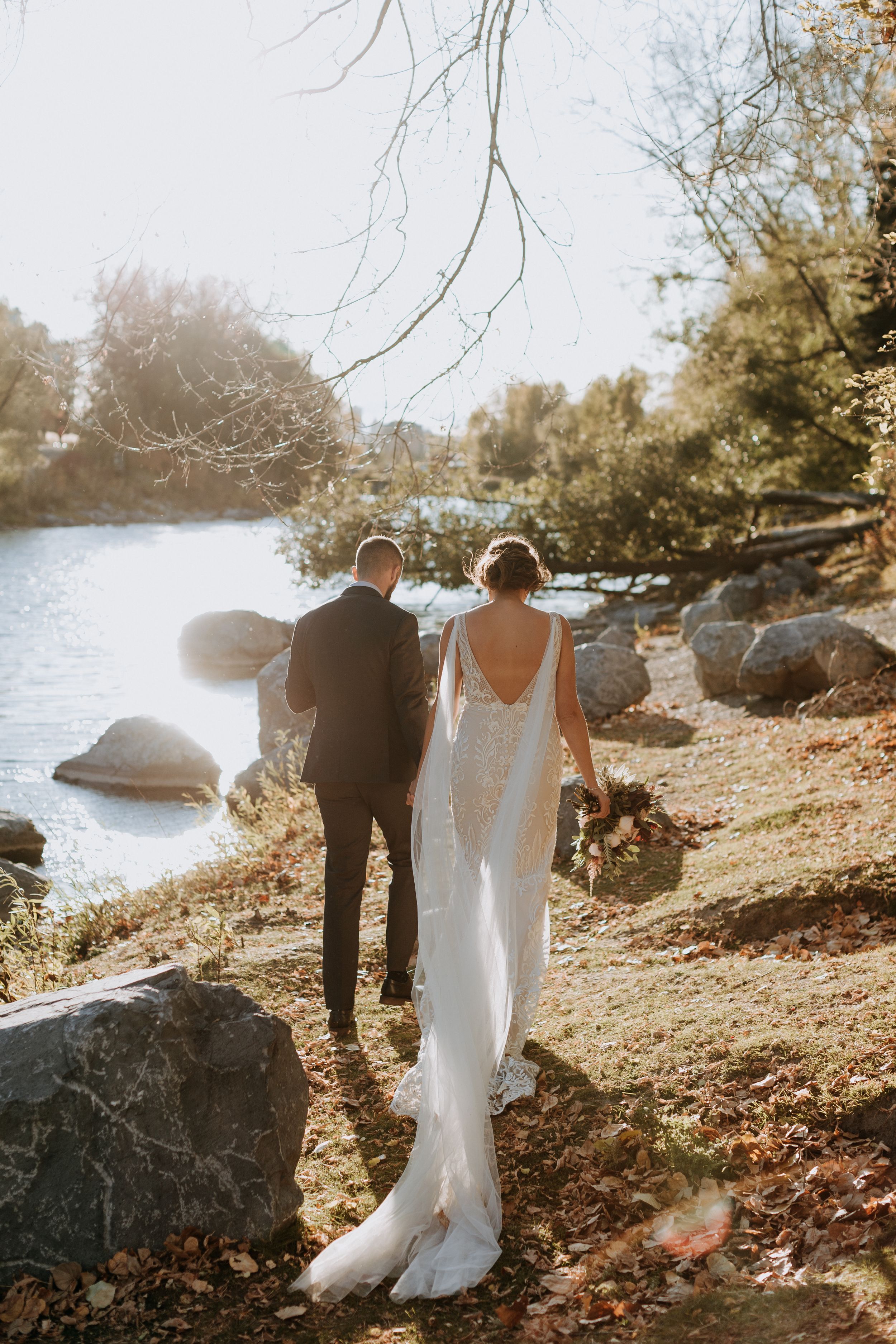 Wedding Photographer Princes Island Park Calgary