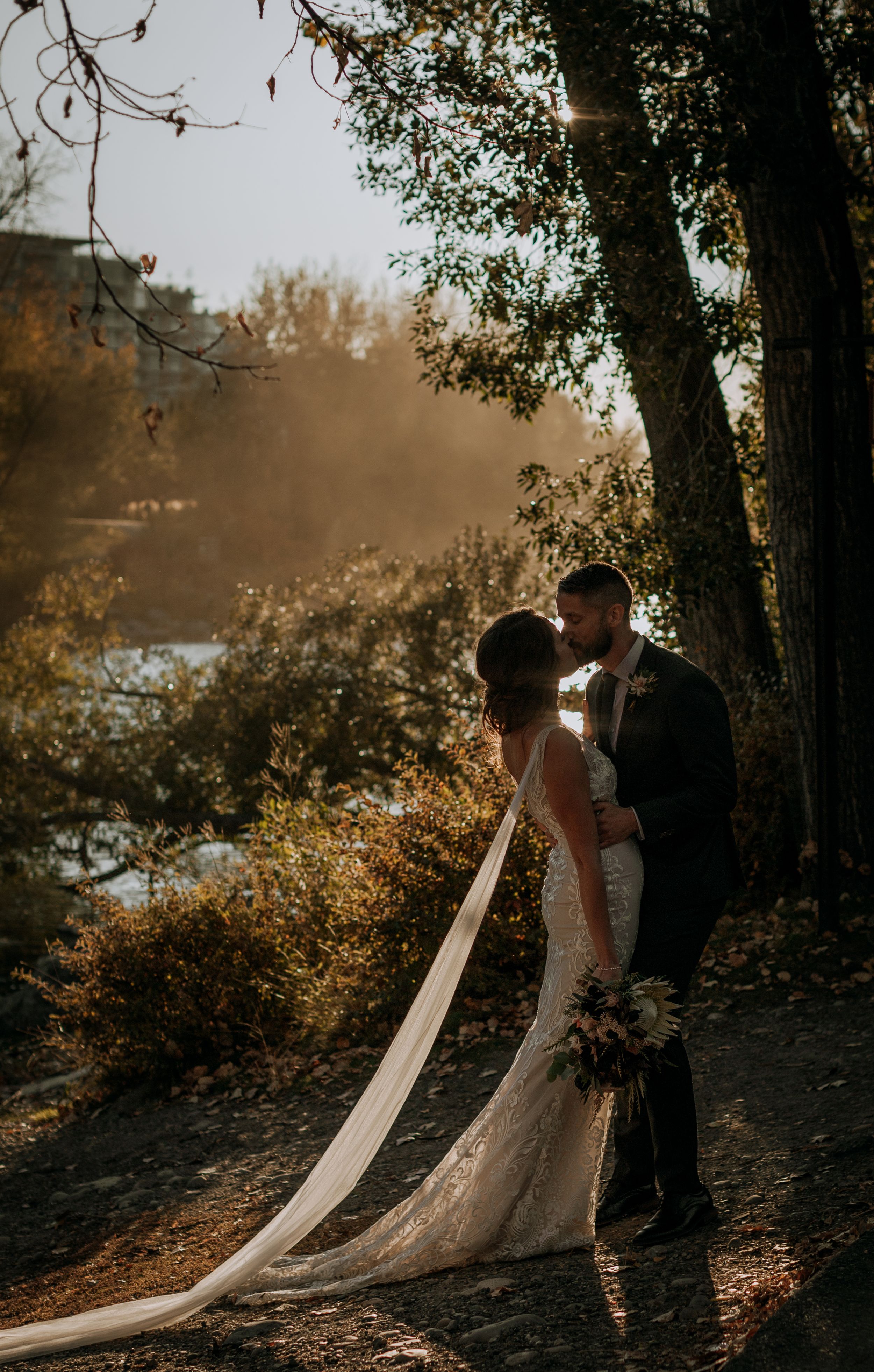 Calgary Wedding Photographer Princes Island Park